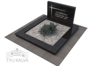 Granito gaminių komplektas urnų kapavietei (KP18)
